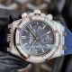 Replica Audemars Piguet Royal Oak Diamond Watch SS Blue Chronograph Dial 42MM (2)_th.jpg